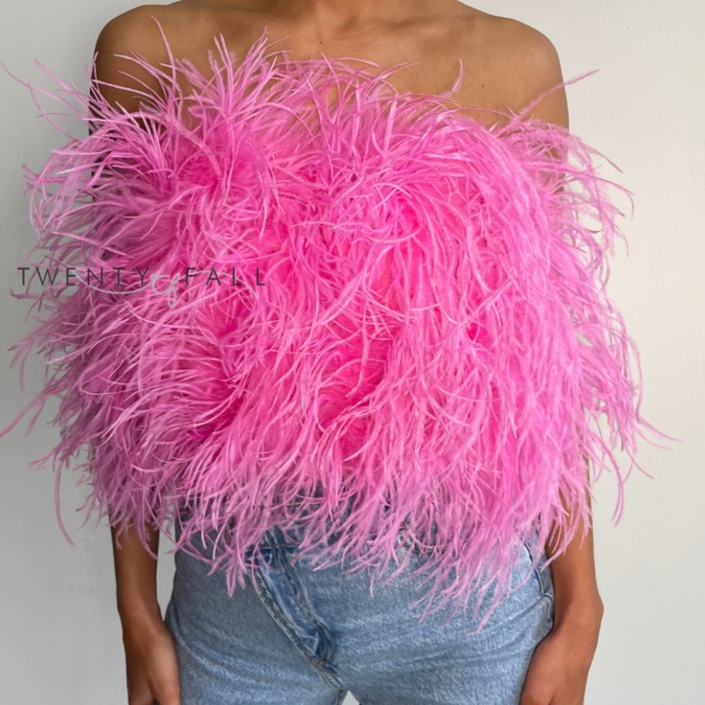 Twenty Fall Feather Top -ONESIZE